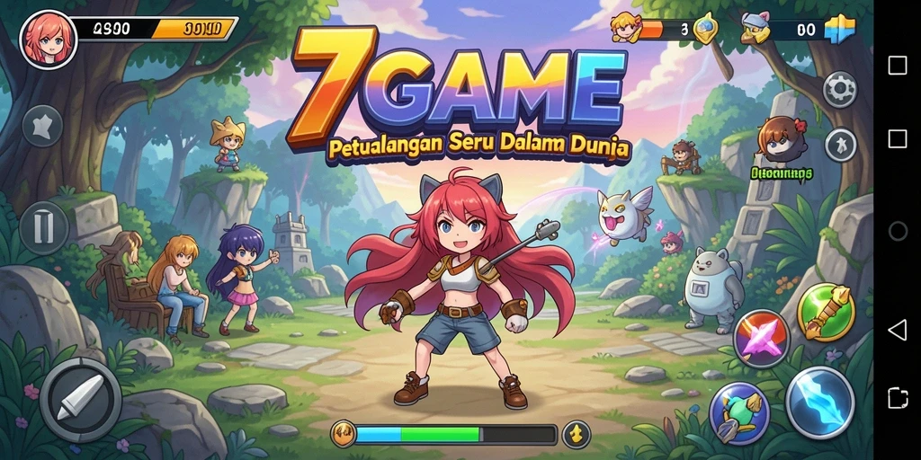 Tampilan menarik dari gameplay 7GAME yang penuh aksi.