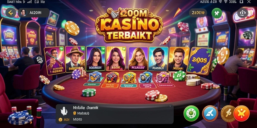 Tangkapan layar A200M menampilkan gameplay kasino yang seru dan mengasyikkan.