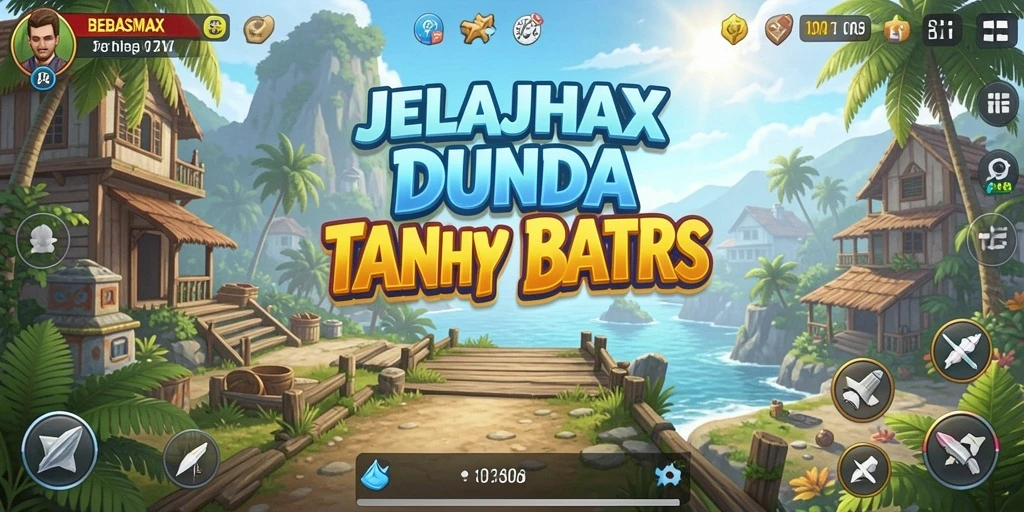 Tampilan gameplay seru dari world exploration di BEBASMAX.