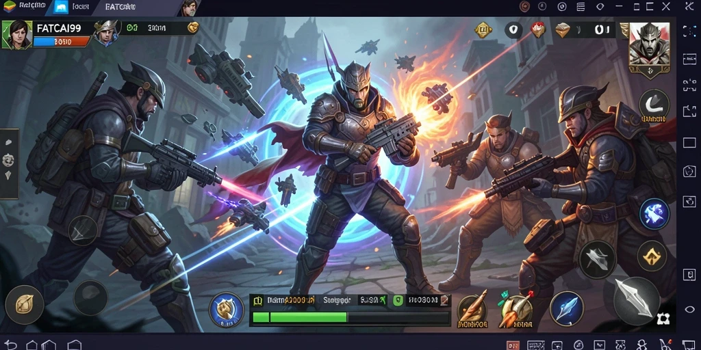 Tampilan gameplay seru dalam FATCAI99 yang penuh strategi.