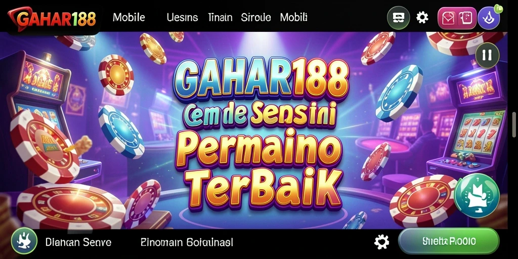 Screenshot GAHAR188 menunjukkan gameplay yang mendebarkan dan interaksi langsung dengan dealer.