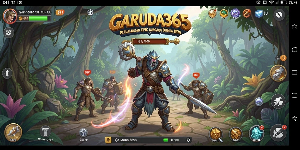 Tampilan gameplay epik dari GARUDA365 yang penuh aksi.