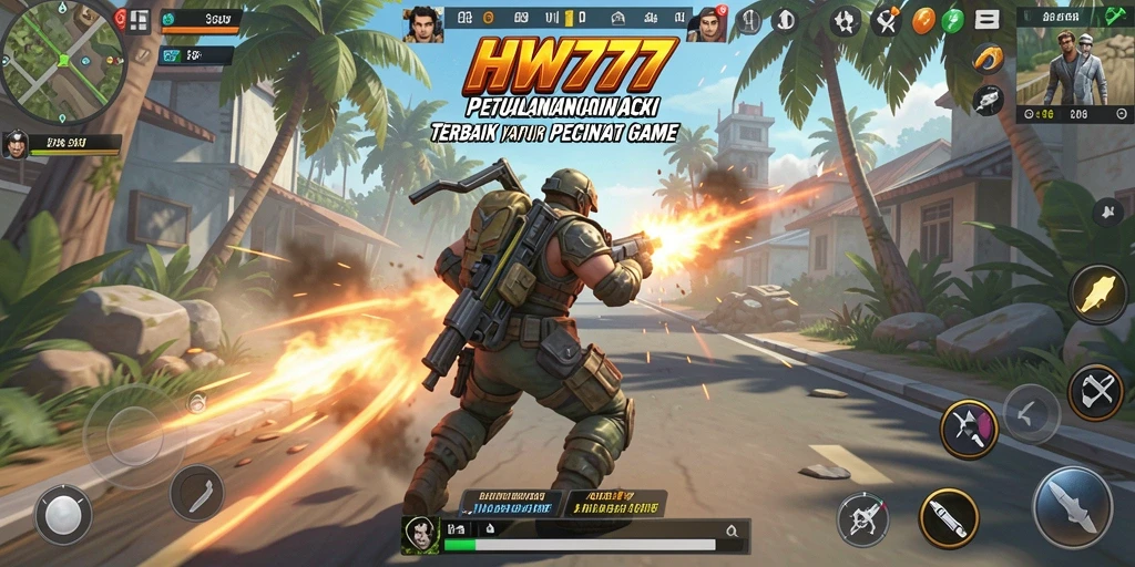 Tampilan gameplay HW777 yang menegangkan dan mendebarkan.