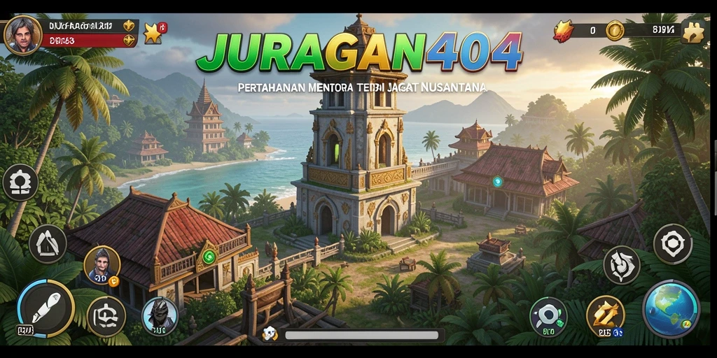 Gameplay seru dan menantang di JURAGAN404.
