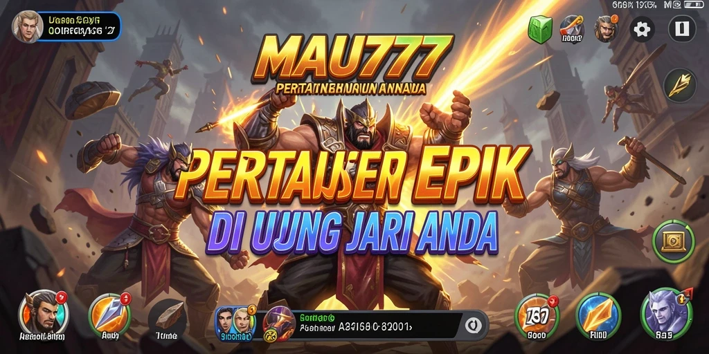 Tampilan mendebarkan dari gameplay pertarungan di MAU777.