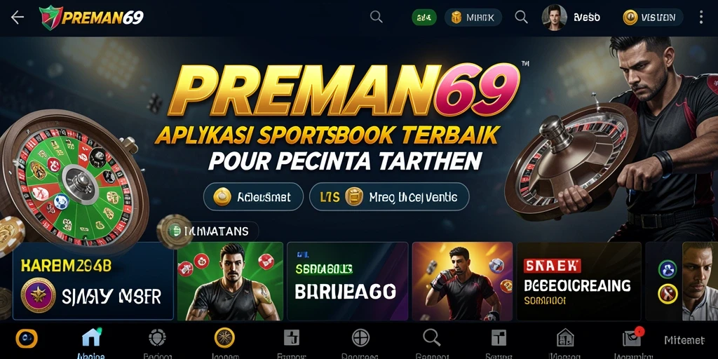 Screenshot PREMAN69 menunjukkan antarmuka taruhan yang menarik dan informatif.