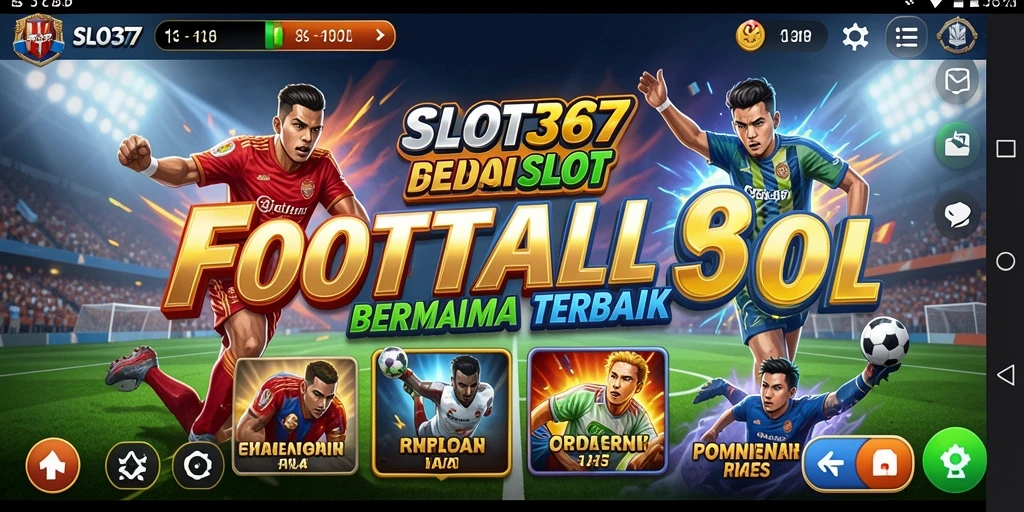 Tampilan gameplay SLOT367 dengan tema Football yang menarik.