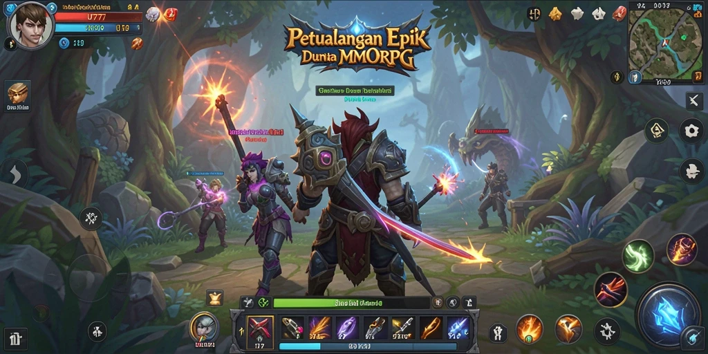 Tampilan gameplay epik dalam UT77, sajikan aksi dan petualangan seru.