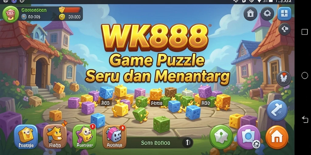 Tampilan gameplay seru dan menantang dari WK888.